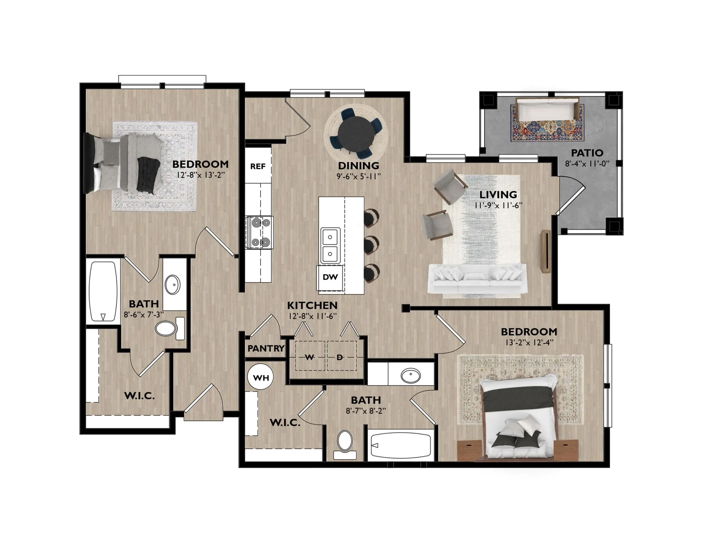 The Cypress floor plan