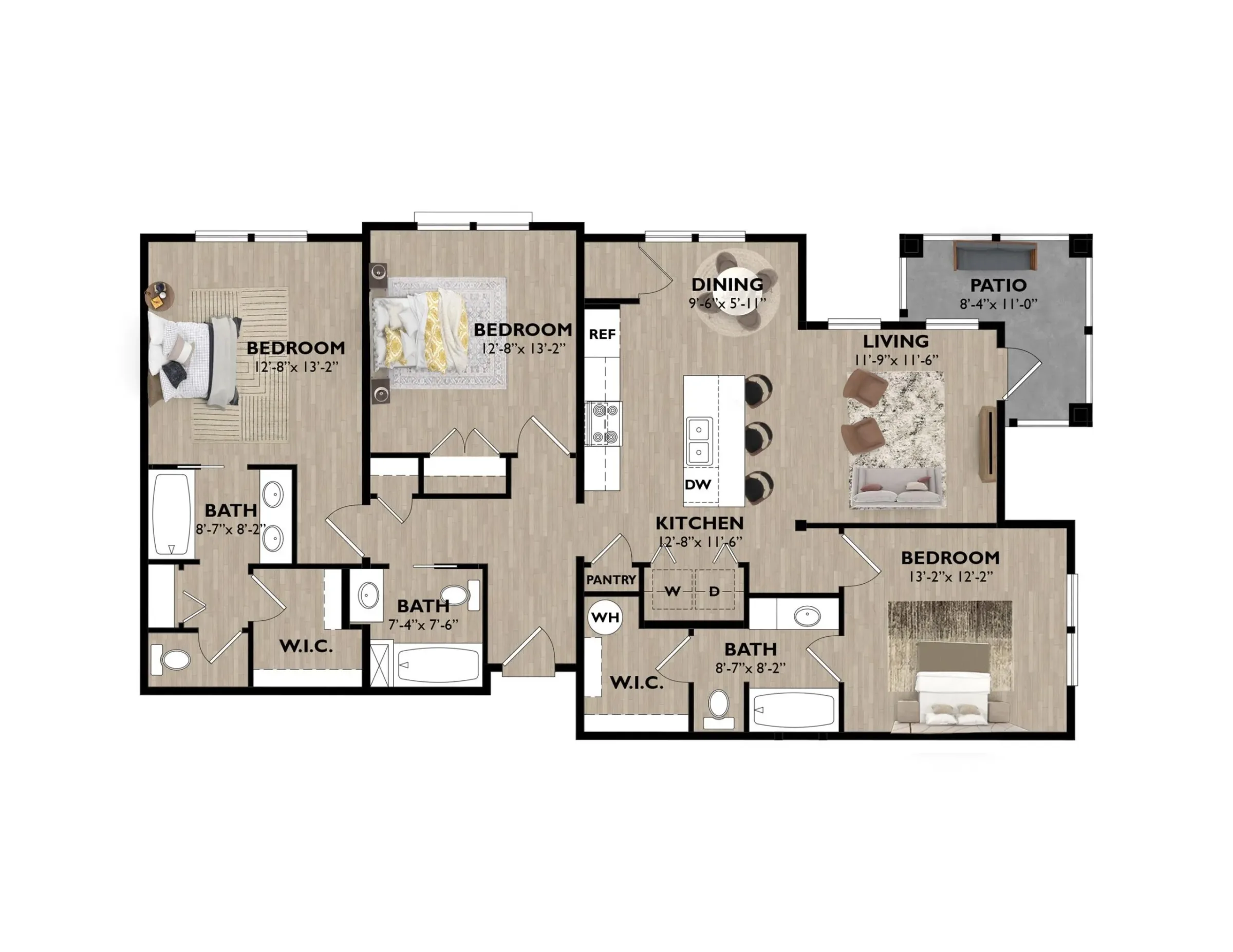 The Magnolia floor plan